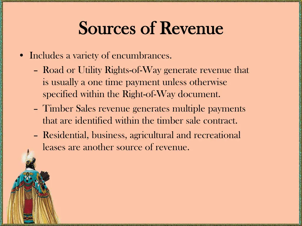 sources of revenue sources of revenue