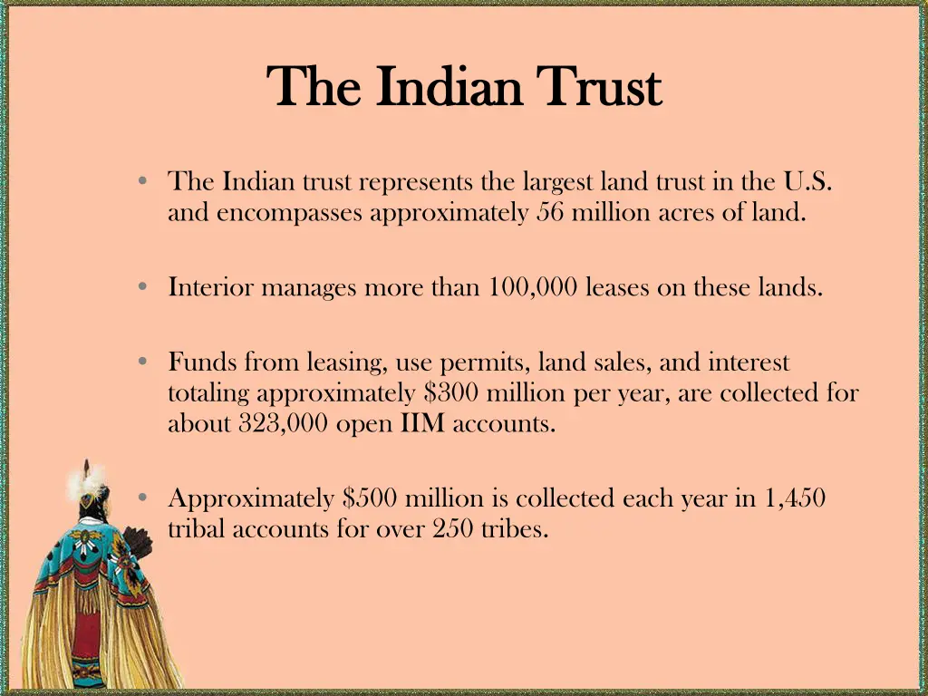 the indian trust the indian trust