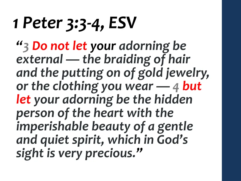 1 peter 3 3 4 es v