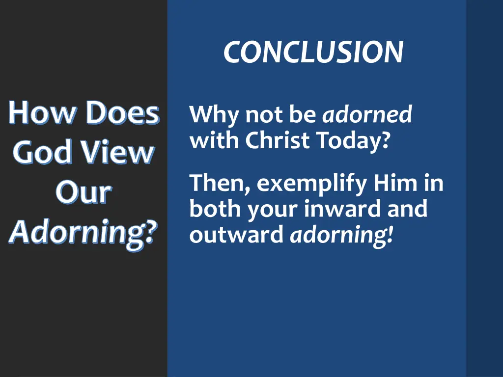 conclusion