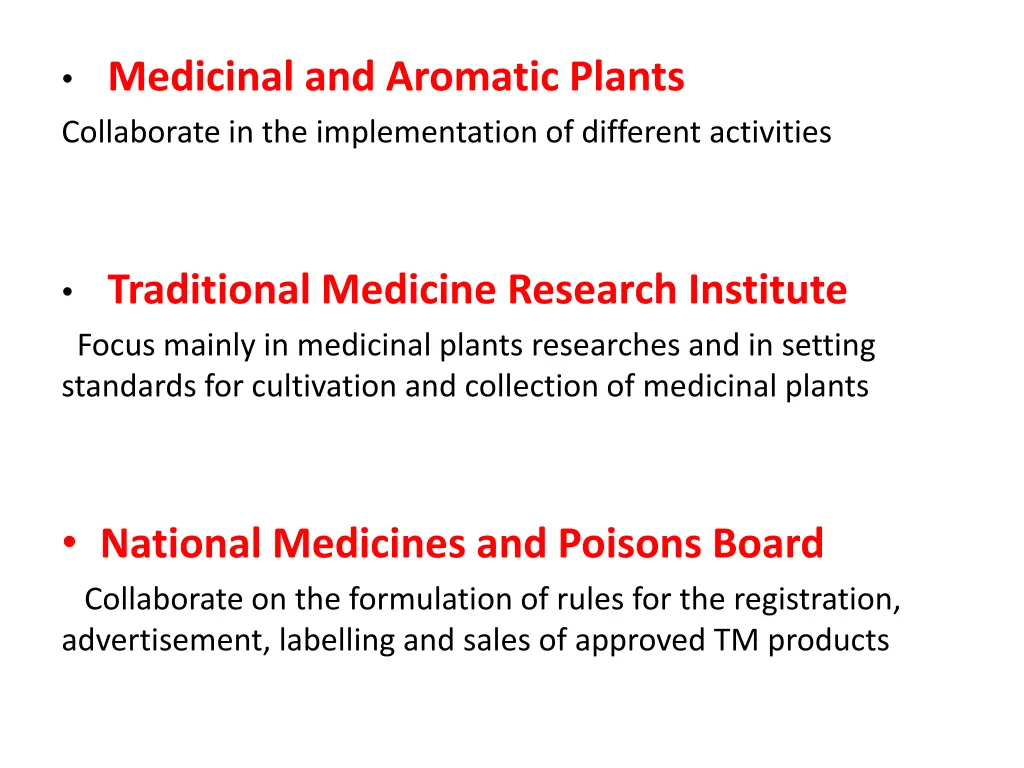 medicinal and aromatic plants collaborate