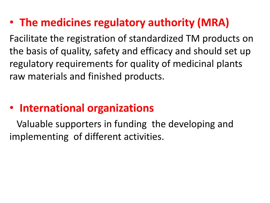 the medicines regulatory authority mra facilitate