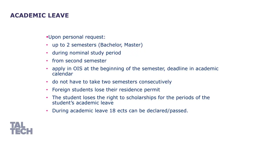 academic leave