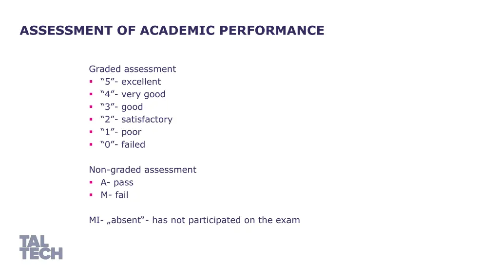 assessment of academic performance 1