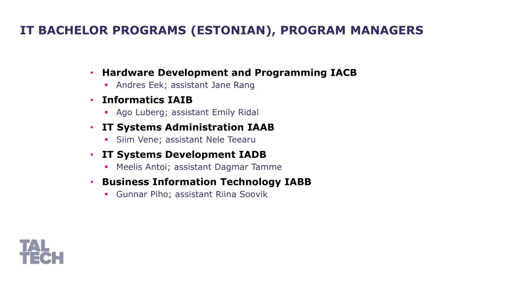 it bachelor programs estonian program managers