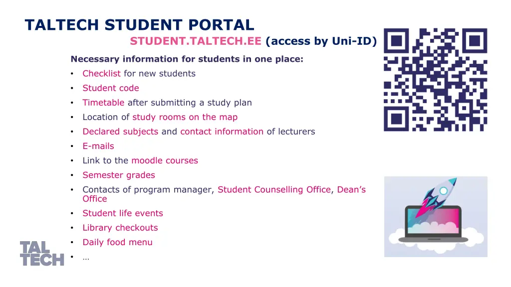 taltech student portal student taltech ee access