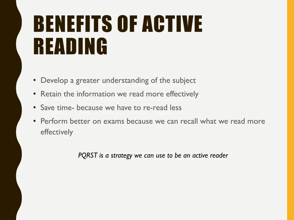benefits of active reading