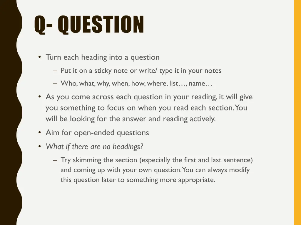q question
