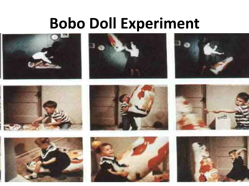 bobo doll experiment