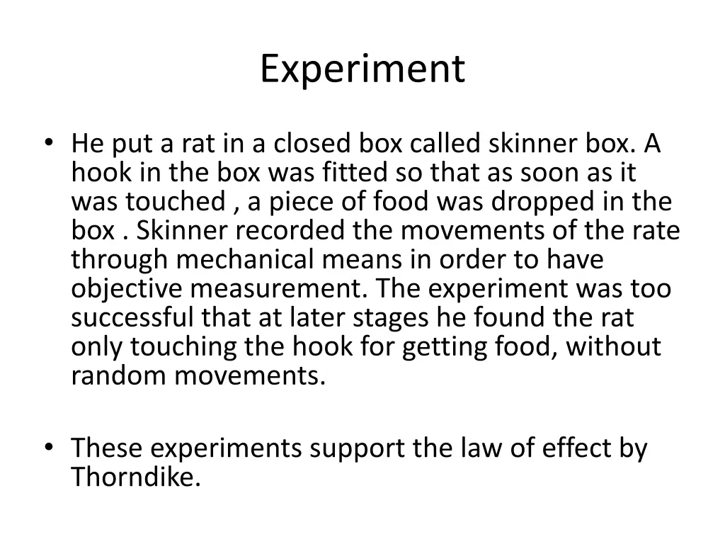 experiment 1