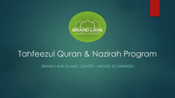 tahfeezul quran nazirah program