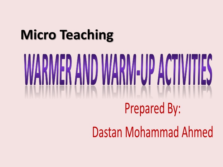 micro teaching