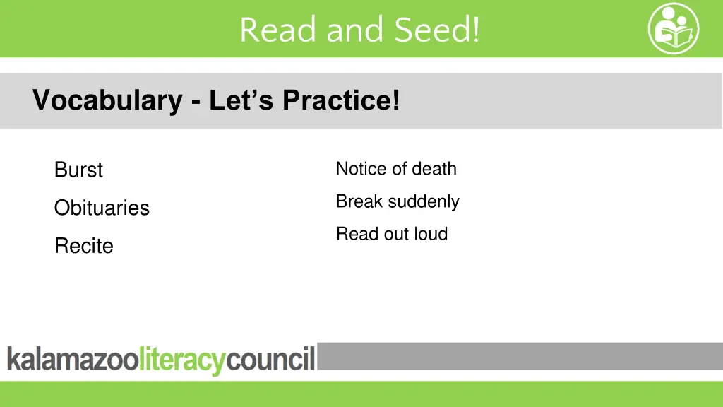 read and seed 3