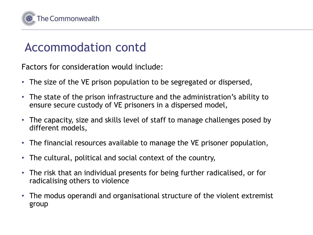 accommodation contd