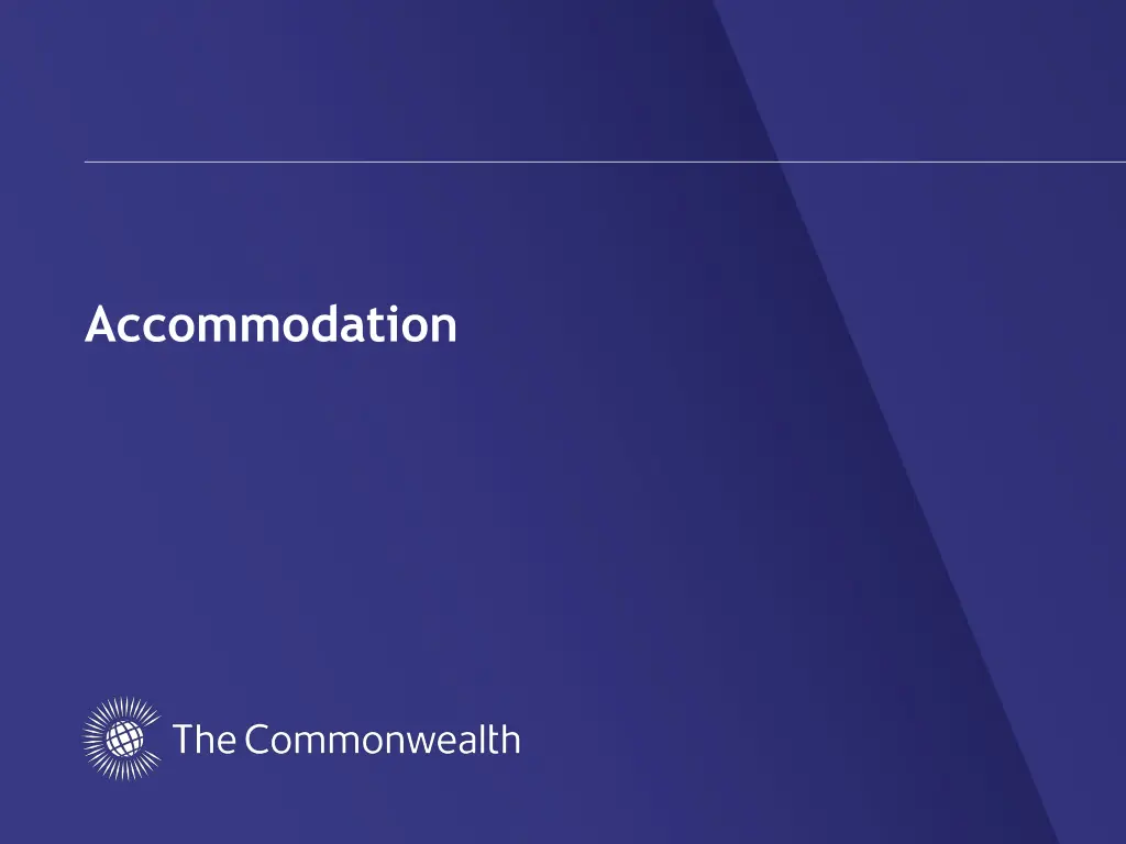 accommodation