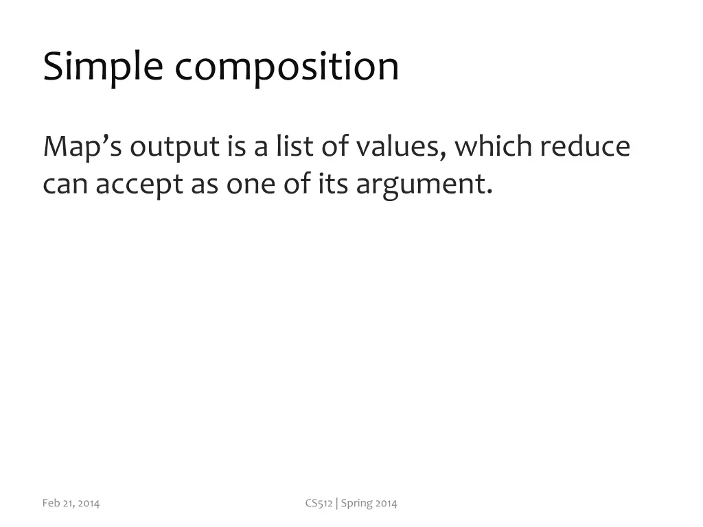 simple composition