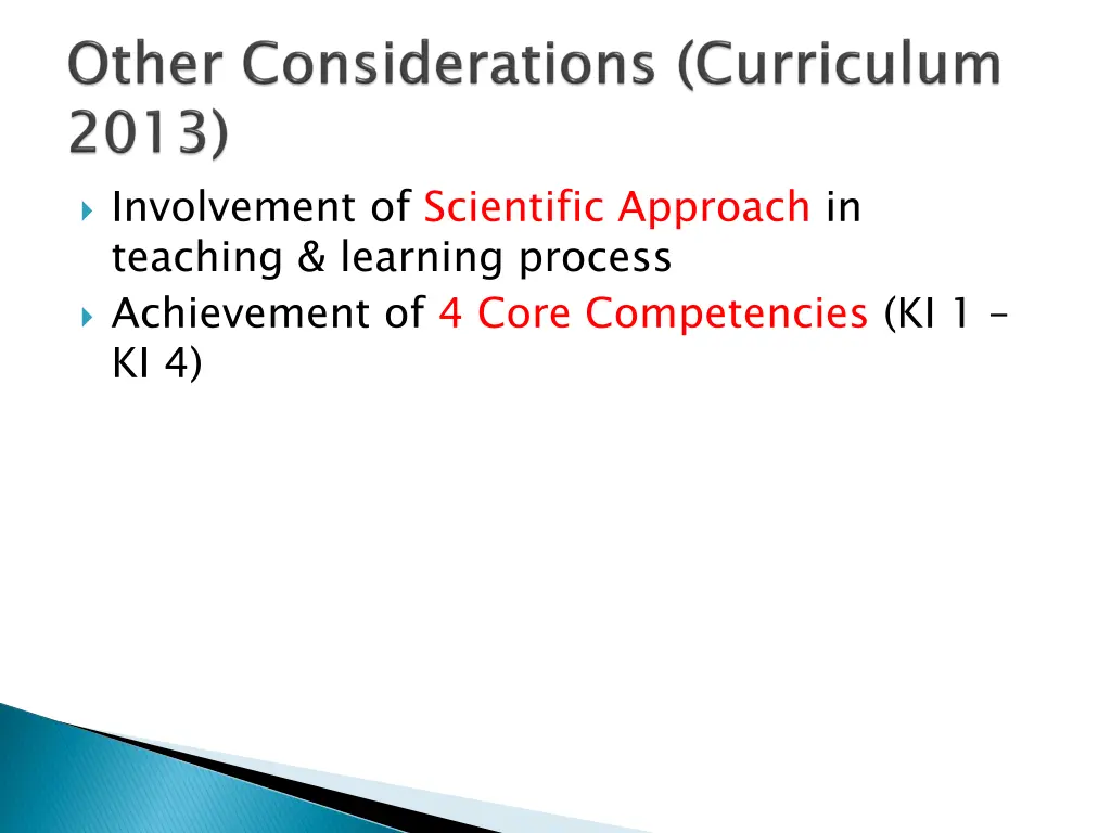 involvement of scientific approach in teaching