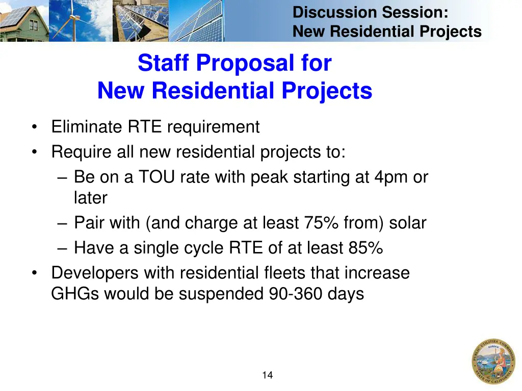 discussion session new residential projects
