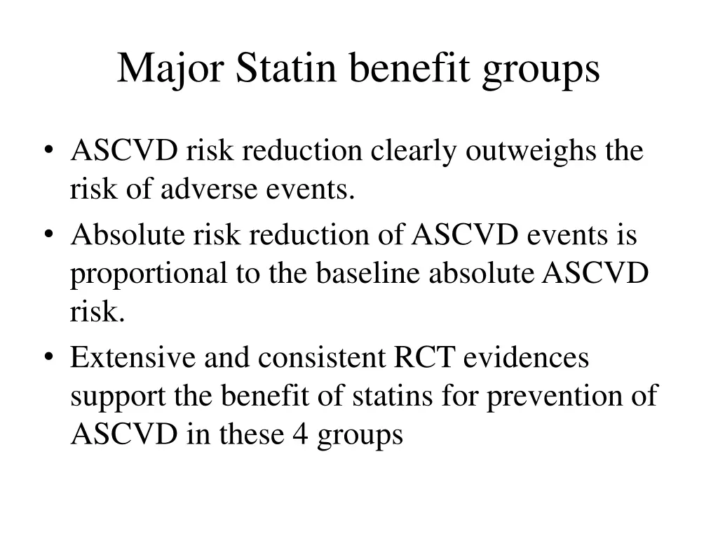 major statin benefit groups 1