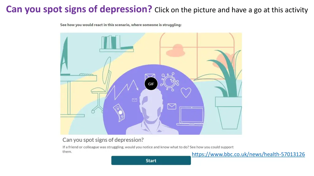 can you spot signs of depression click