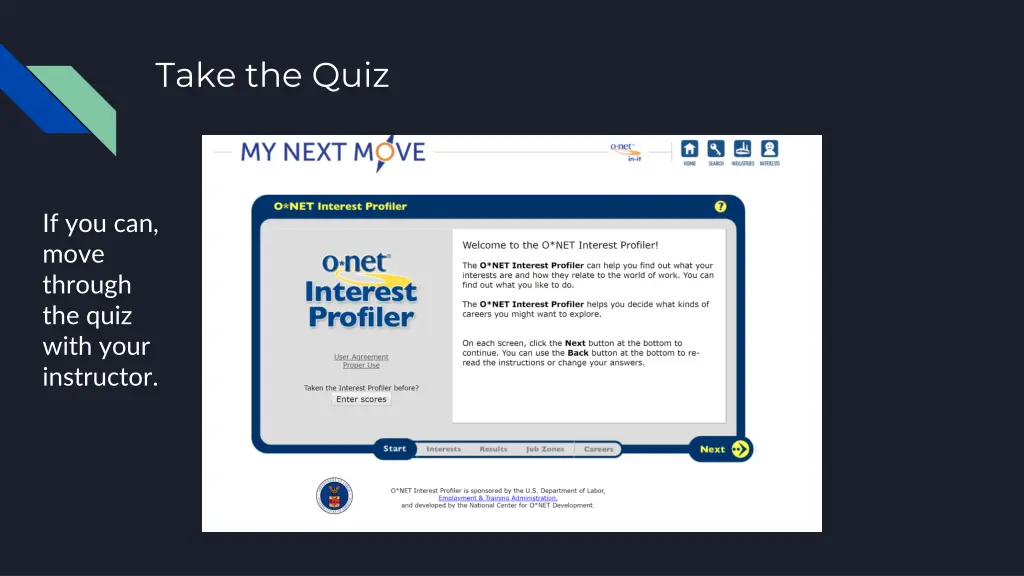 take the quiz