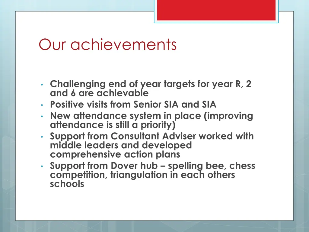 our achievements 2