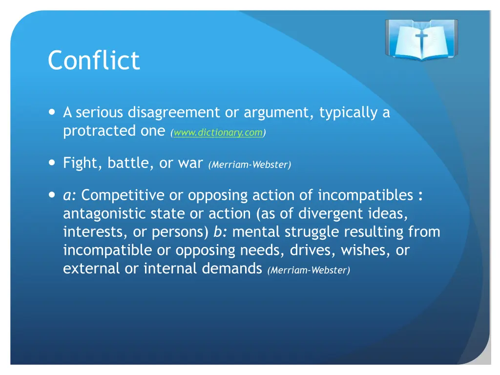 conflict