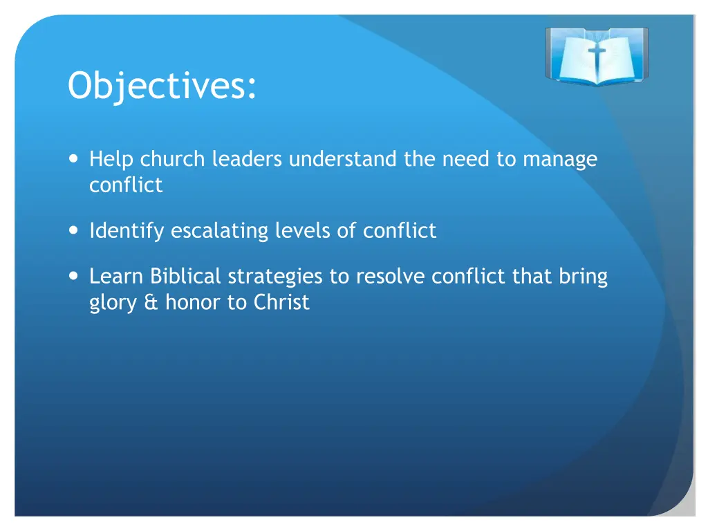 objectives