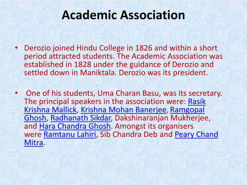 academic association