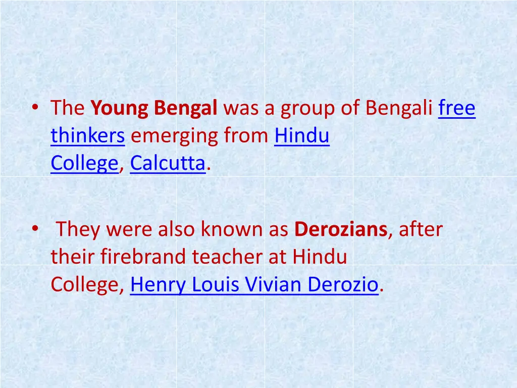 the young bengal was a group of bengali free