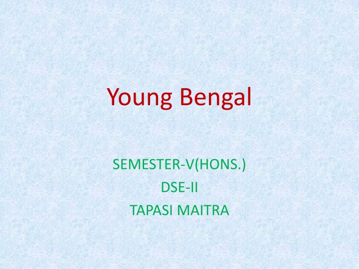 young bengal