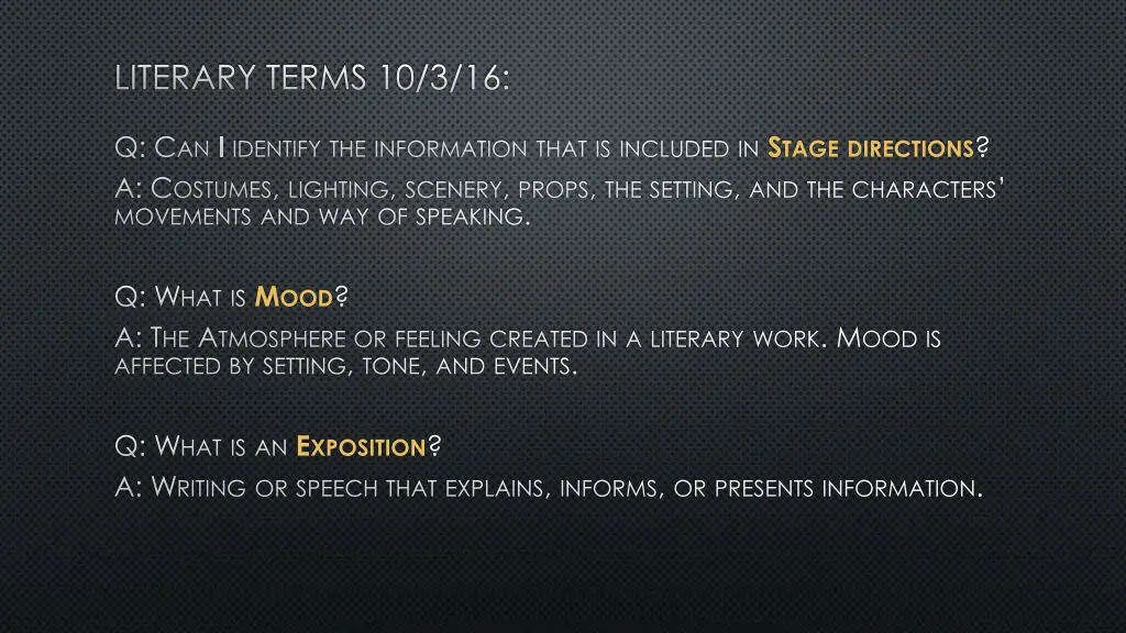 literary terms 10 3 16