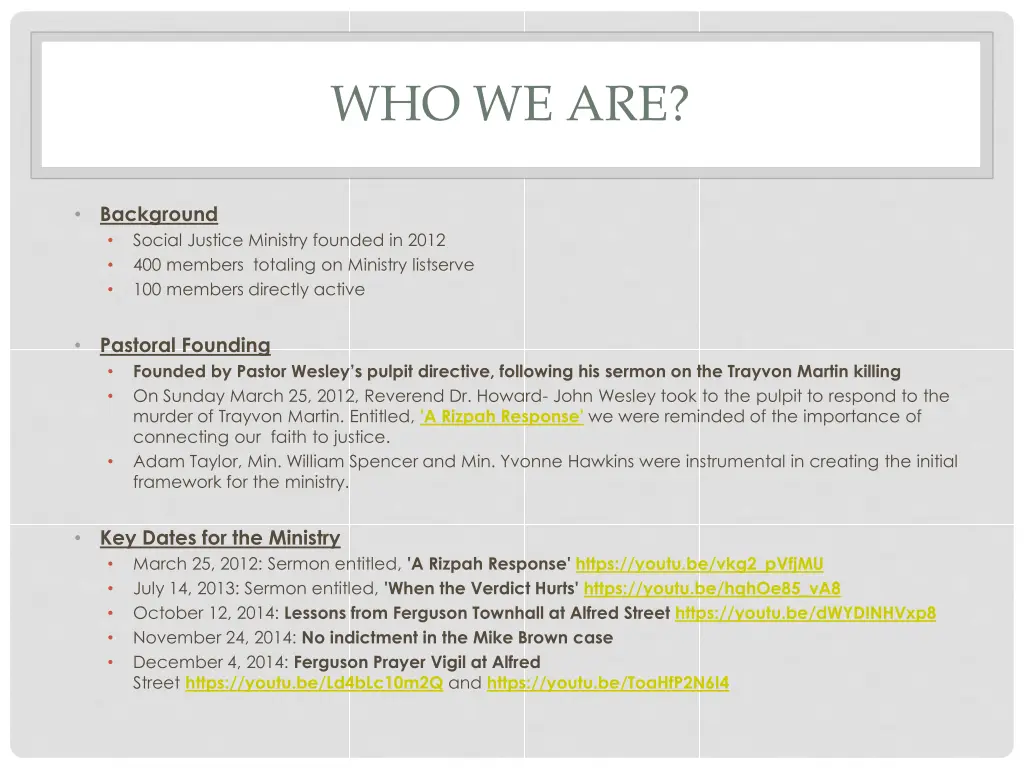 who we are 3
