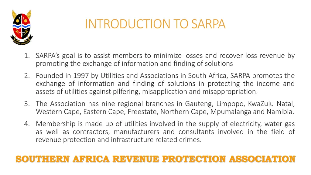introduction to sarpa