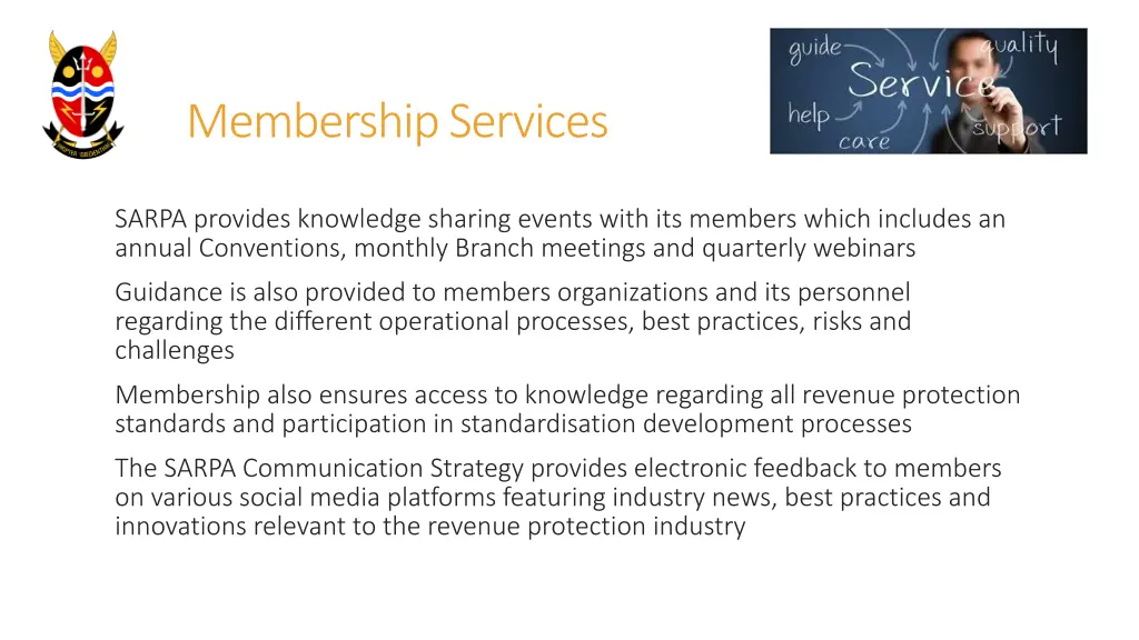 membership services