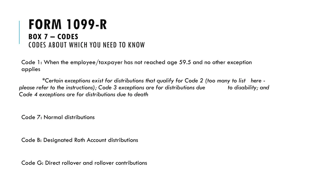 form 1099 r box 7 codes codes about which