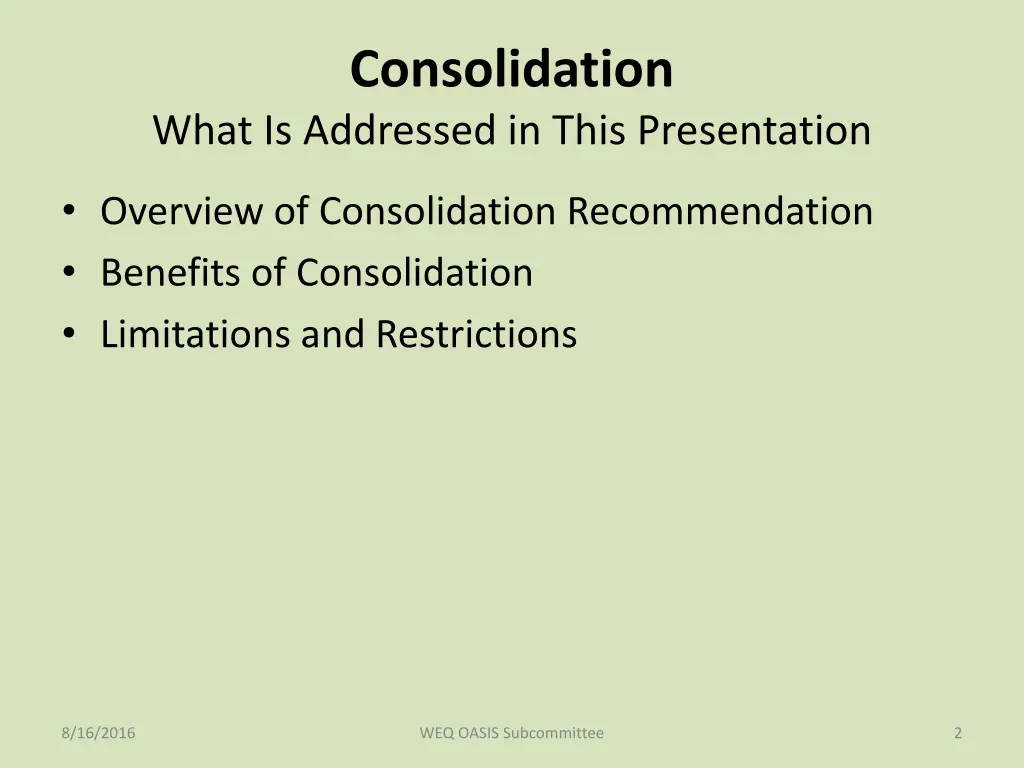 consolidation 1