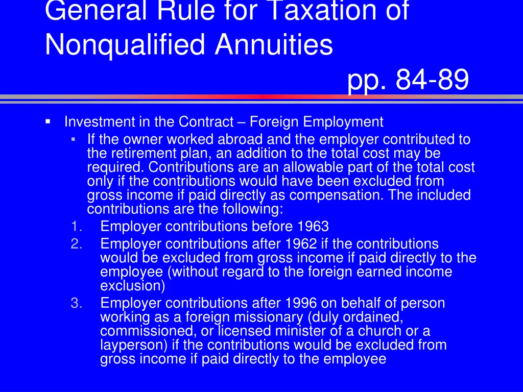 general rule for taxation of nonqualified 2