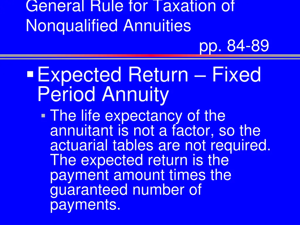 general rule for taxation of nonqualified 8