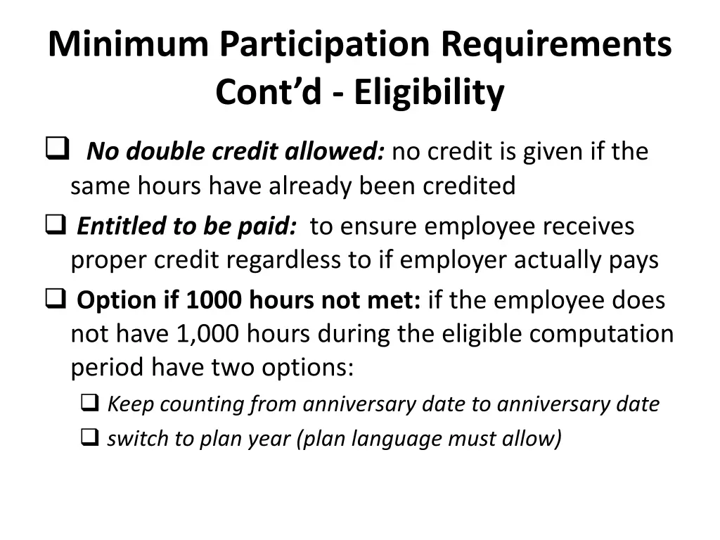minimum participation requirements cont 4