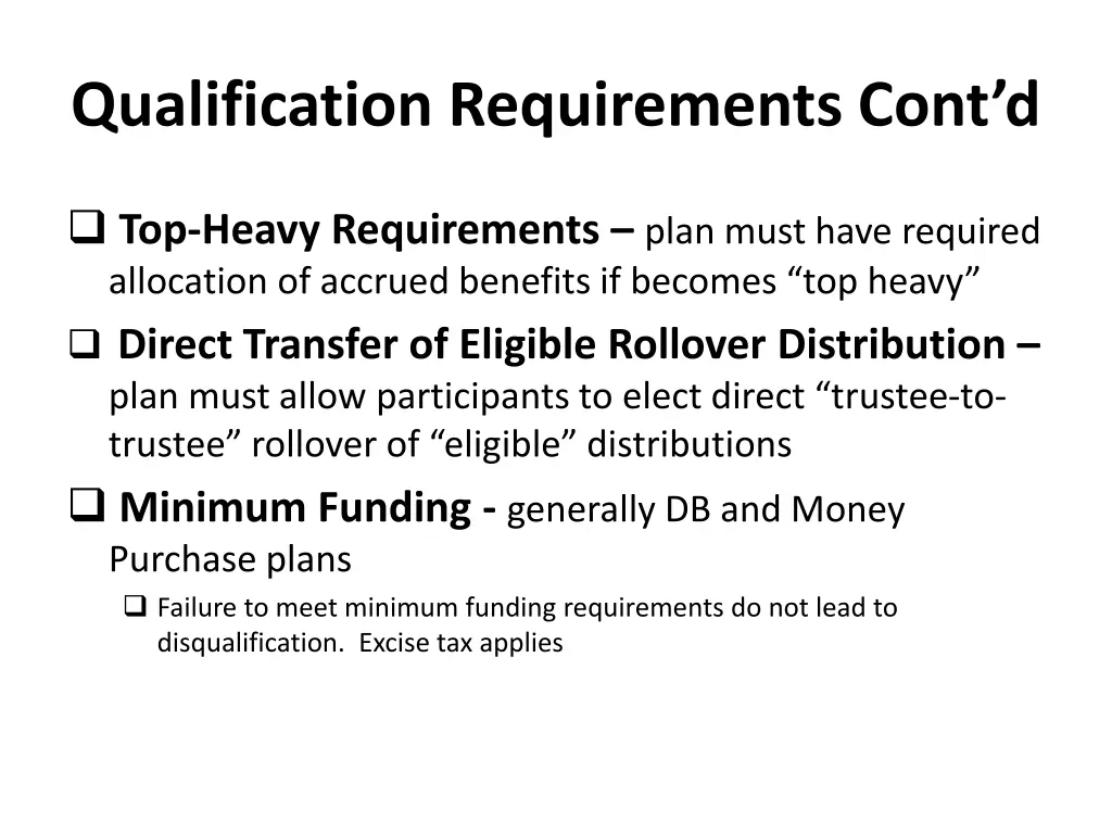 qualification requirements cont d 4