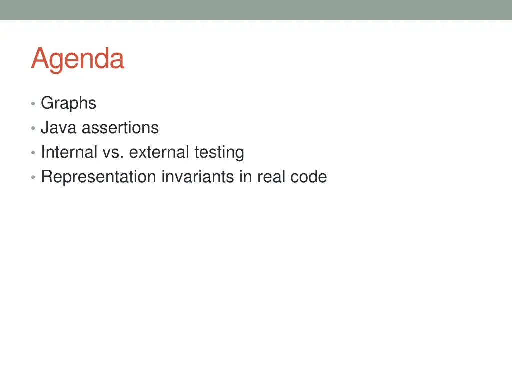 agenda