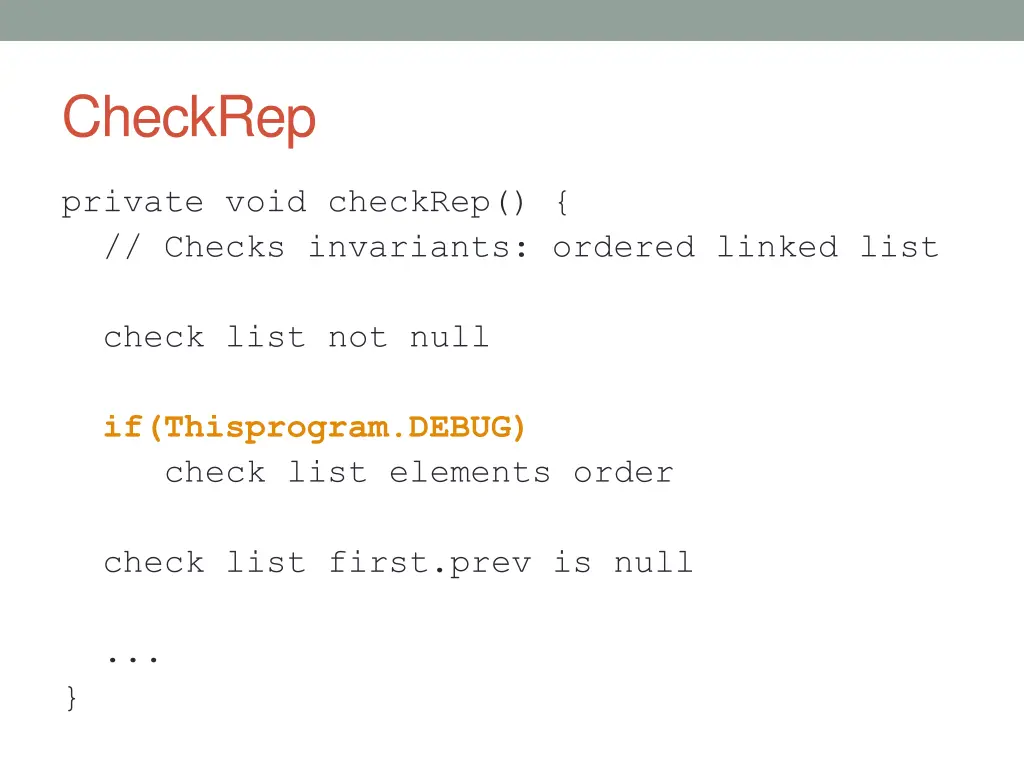 checkrep 1