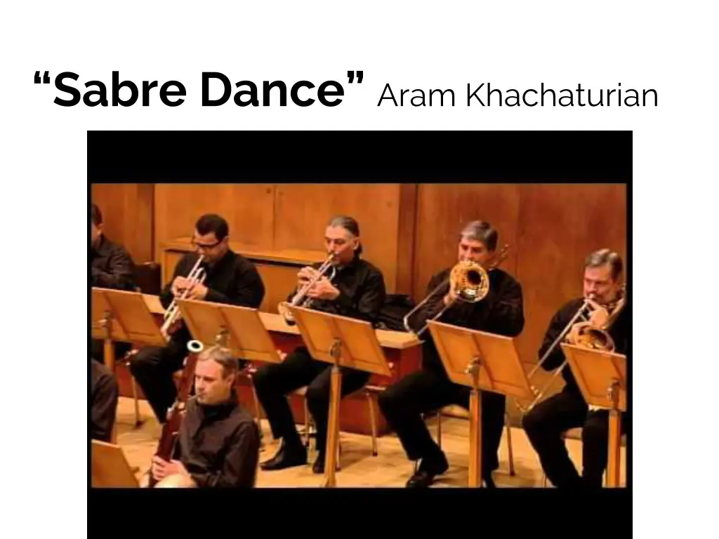 sabre dance aram khachaturian
