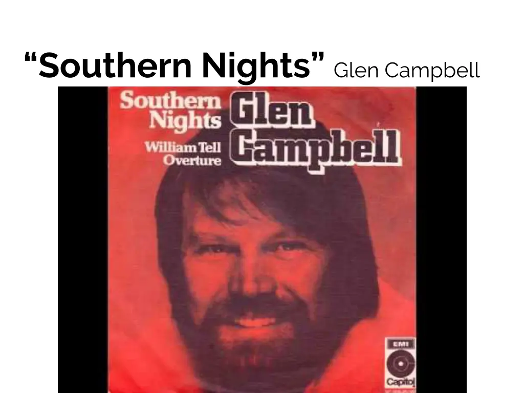 southern nights glen campbell