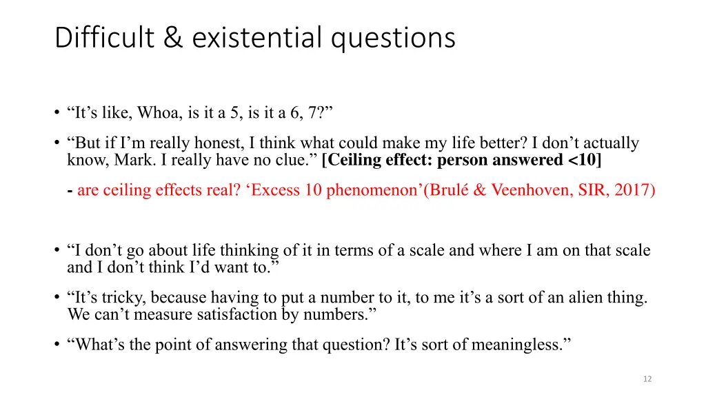 difficult existential questions