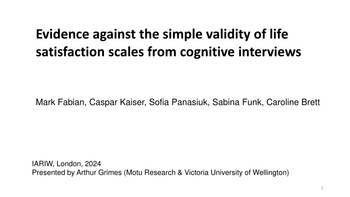 evidence against the simple validity of life