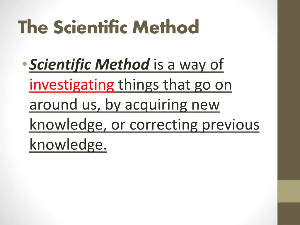 the scientific method 1