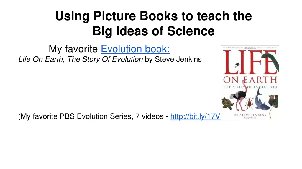 using picture books to teach the big ideas