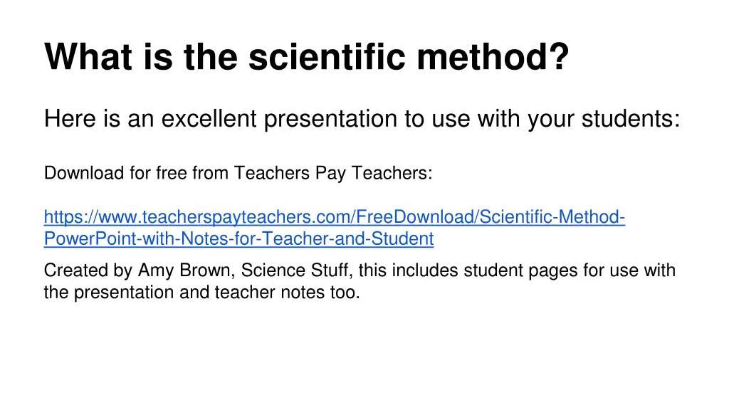 what is the scientific method